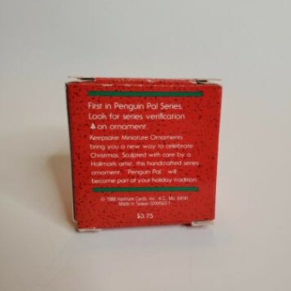 1988 Hallmark Miniature Ornament Penguin Pal - Picture 2 of 2